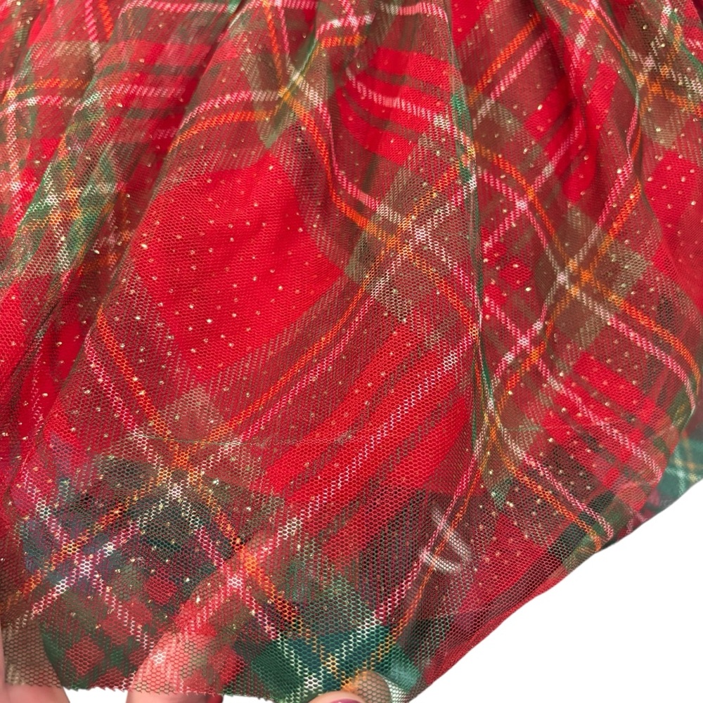 Girl’s Merry Everything Christmas Holiday Tulle Long Sleeve Dress Size 6/6X NWT - Picture 9 of 9